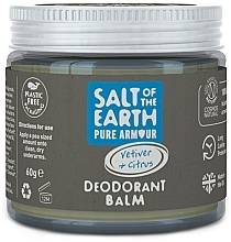 Düfte, Parfümerie und Kosmetik Natürlicher Deo-Balsam - Salt Of The Earth Vetiver & Citrus Deodorant Balm