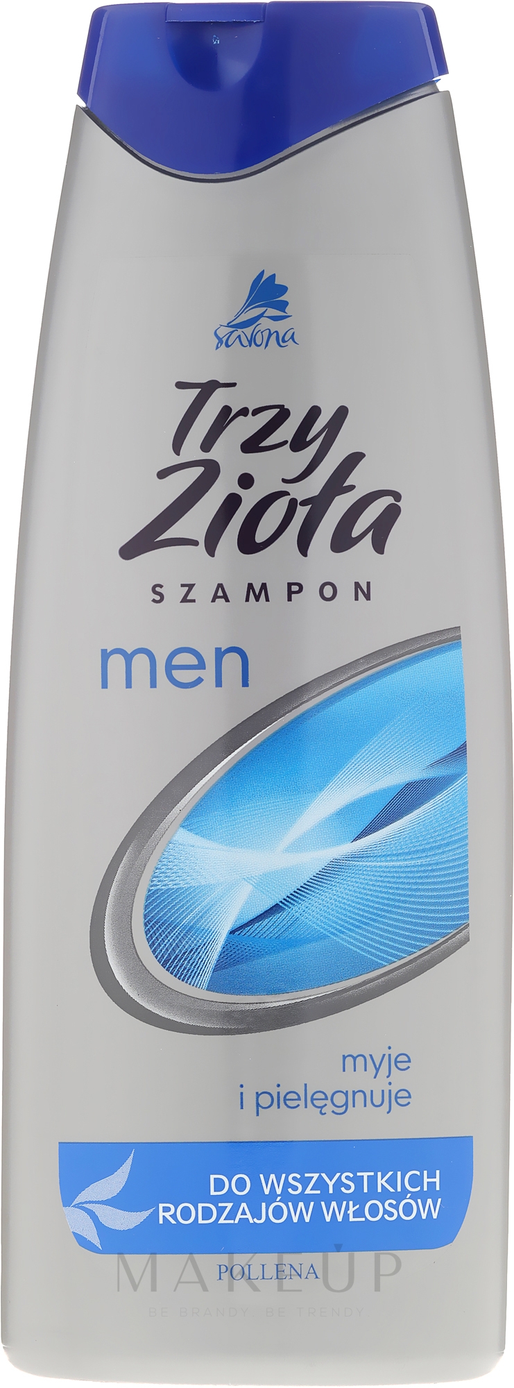 Shampoo für Männer, Tiefenreinigung und Erfrischung - Pollena Savona Three Herbs Men Shampoo — Bild 250 ml