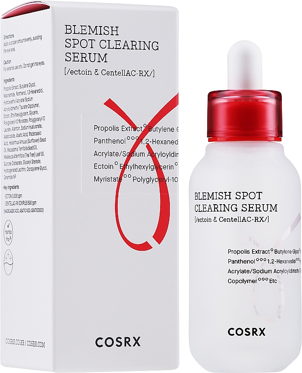 Aufhellendes und beruhigendes Gesichtsserum für unreine und von Akne betroffene Haut - Cosrx AC Collection Blemish Spot Clearing Serum — Bild N2