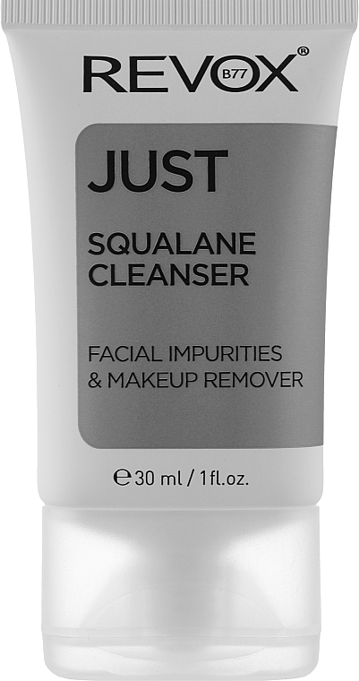 Make-up-Entferner mit Squalan - Revox Just Squalane Cleanser Facial Impurities And Makeup Remover — Bild N1
