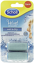 Düfte, Parfümerie und Kosmetik Austauschbare Rollen für elektrische Fußfeile 2 St. - Scholl Velvet Smooth Wet&Dry