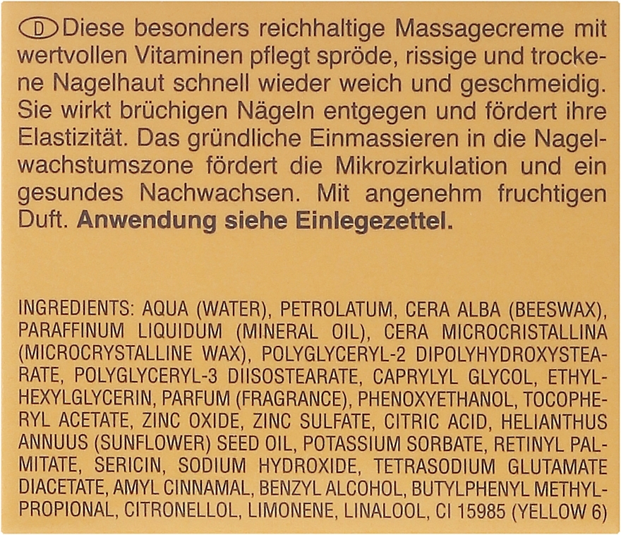 Massagecreme für Nägel und spröde, rissige und trockene Nagelhaut - Artdeco Nail Massage Cream — Bild N3