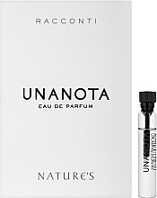 GESCHENK! Nature's Racconti Unanota Eau De Parfum - Eau de Parfum (Probe) — Bild N1