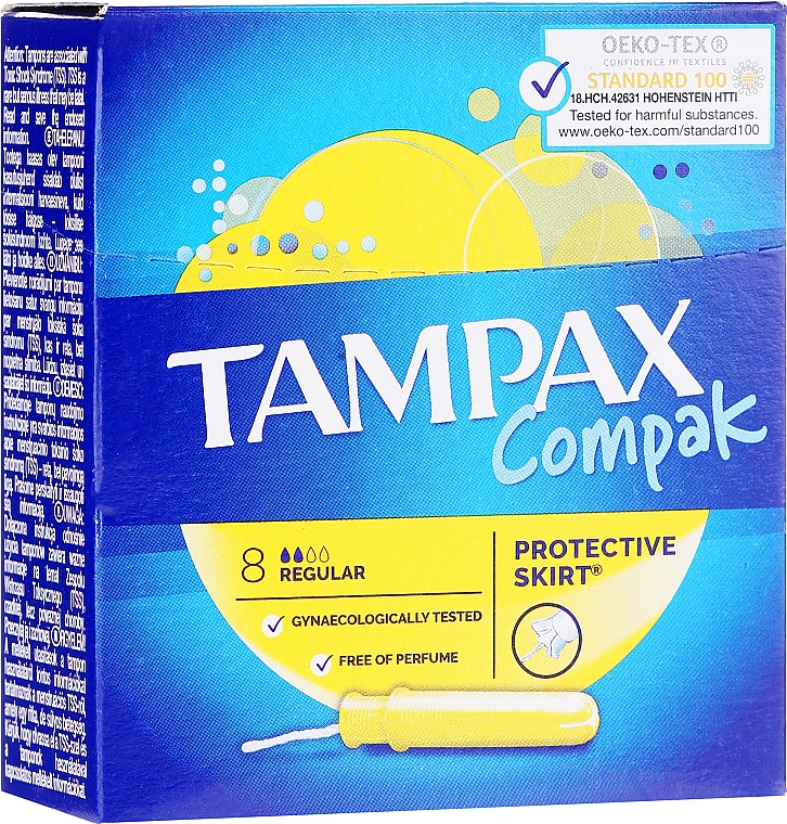 Tampons mit Applikator 8 St. - Tampax Compak Regular — Bild N1