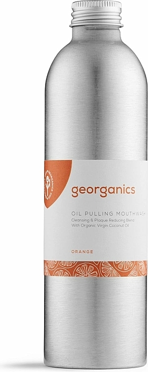 Mundwasser mit Orange und Kokosnussöl - Georganics Oil Sweet Orange Mouthwash — Bild N1