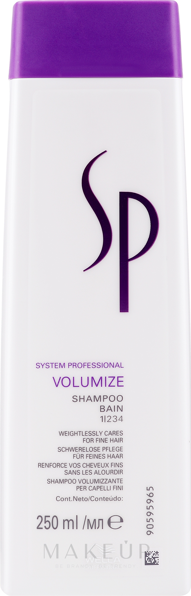 Volumen-Shampoo für feines Haar - Wella Professionals Wella SP Volumize Shampoo — Bild 250 ml