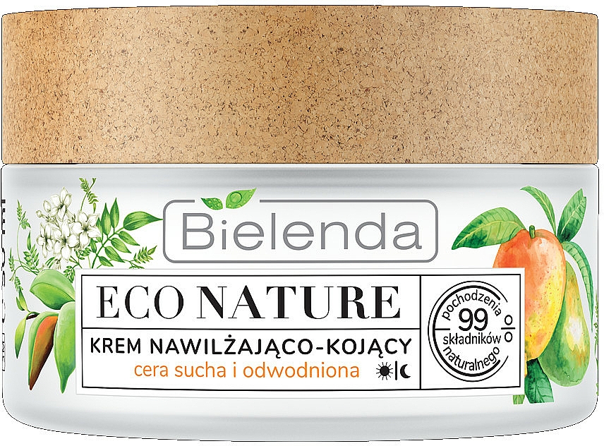 Beruhigende Gesichtscreme mit Pflaume, Jasmin und Mango - Bielenda Eco Nature Kakadu Plum, Jasmine and Mango — Bild N2