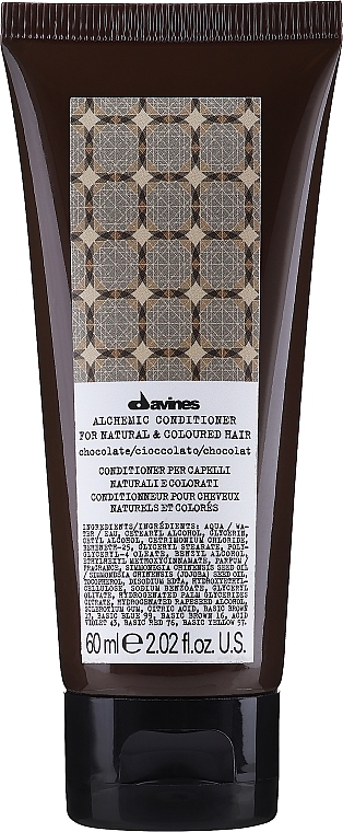 Conditioner für natürliches und gefärbtes Haar (Schokolade) - Davines Alchemic Conditioner — Bild N1