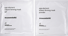 Gesichtspflegeset - Mesoestetic Age Element Firming (Maske-Gel 5x25g + Maske-Puder 5x110ml)  — Bild N2