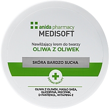 Düfte, Parfümerie und Kosmetik Feuchtigkeitsspendende Gesichtscreme mit Olivenöl - Anida Medisoft