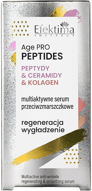 Multiaktives regenerierendes und glättendes Anti-Falten-Serum - Efektima Age PRO Peptides Multiactive Anti-wrinkle Regenerating & Smoothing Serum — Bild N2