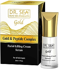 Serumcreme mit Gold- und Peptidkomplex - Dr.Sea Gold & Peptide Complex Lifting Cream-Serum — Bild N1