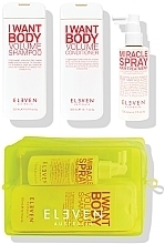 Set - Eleven Australia Volume Trio With Neon Bag (shm/300ml + cond/300ml + h/spray/125ml + bag) — Bild N1