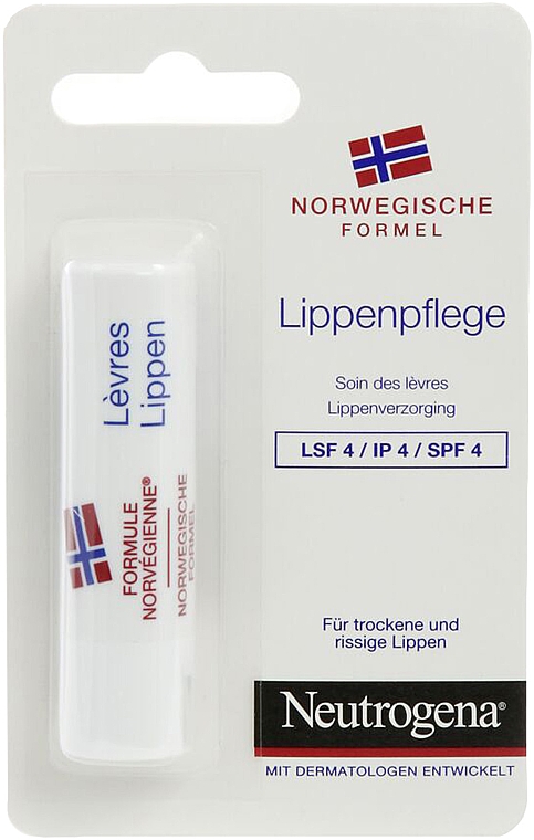 Lippenbalsam - Neutrogena Norwegian Formula Lip Balm SPF 4 — Bild N1