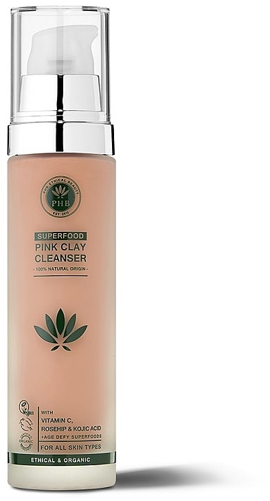 Reiniger mit rosa Tonerde - PHB Ethical Beauty Superfood Pink Clay Cleanser — Bild N1