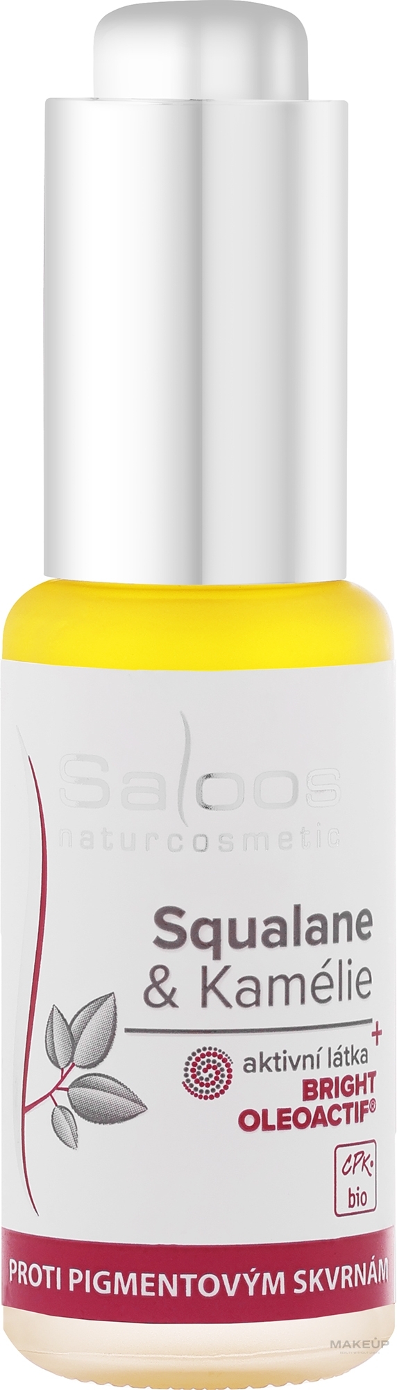 Bioätherisches Elixier mit Squalen und Kamelien - Saloos Naturcosmetic — Bild 20 ml