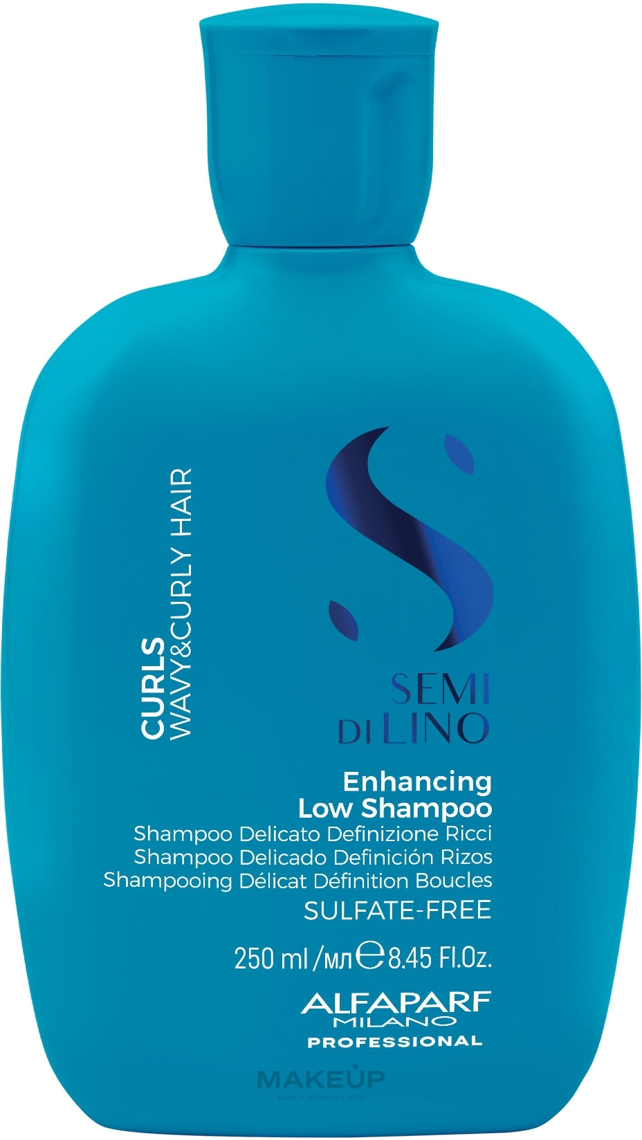 Shampoo für lockiges Haar - Alfaparf Semi Di Lino Curls Enhancing Low Shampoo — Bild 250 ml