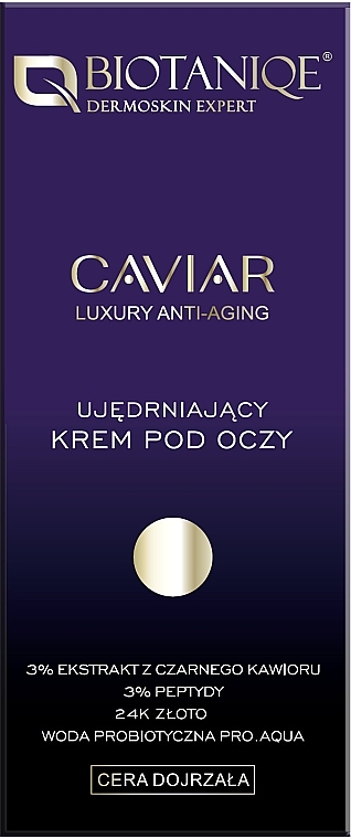 Straffende Augencreme - Biotaniqe Caviar Luxury Anti-Aging Eye Cream — Bild N1
