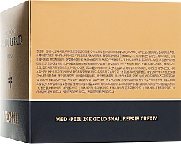 Gesichtscreme mit kolloidalem Gold und Schneckenschleim - Medi Peel 24k Gold Snail Repair Cream — Bild N3