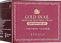 Creme mit Schneckenschleim - Enough Gold Snail Moisture Whitening Cream — Bild N2