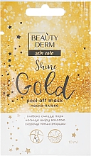 Düfte, Parfümerie und Kosmetik Gesichtsmaske - Beauty Derm Skin Care Shine Golden Peel-off Mask