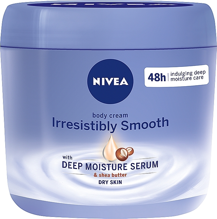 Glättende Körpercreme - Nivea Irresistibly Smooth Shea Butter Body Cream — Bild N1