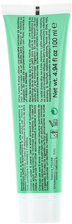 Aufhellende Zahnpasta mit Tonerde, Salbei und Kräutern - Natura House Toothpaste — Bild N2