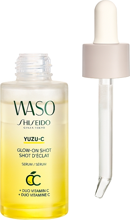 Zweiphasiges Gesichtsserum - Shiseido Waso Yuzu-C Glow-On Shot — Bild N2
