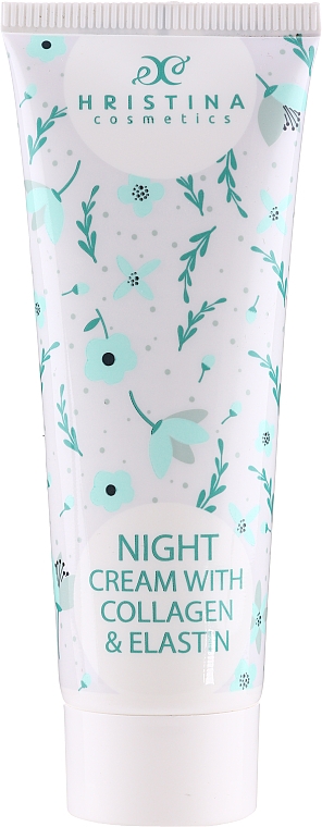 Nachtcreme mit Kollagen und Elastin - Hristina Cosmetics Night Cream With Collagen & Elastin — Bild N1