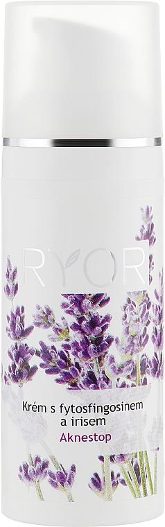 Gesichtscreme mit Phytosphingosin und Iris - Ryor Aknestop Cream For Face With Phytosfingosin And Iris — Bild N1