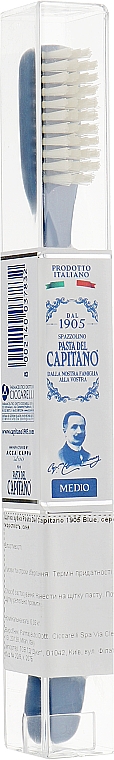 Zahnbürste 1905 mittel blau - Pasta Del Capitano — Bild N1