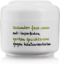 Düfte, Parfümerie und Kosmetik Gesichtscreme gegen Hautunreinheiten mit Gurkenextrakt - Ziaja Cucumber Face Cream