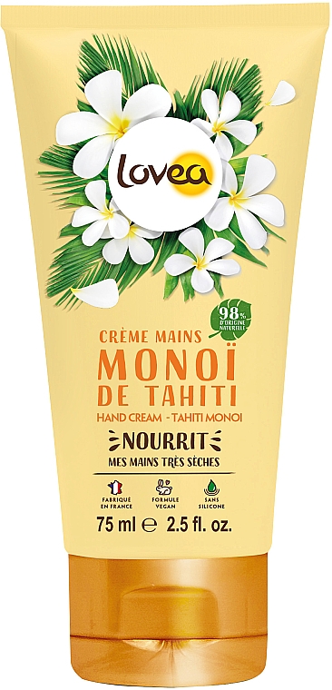 Handcreme mit Monoi - Lovea Hand Cream Tahiti Monoi — Bild N1