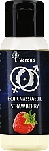 Öl für erotische Massage Erdbeere - Verana Erotic Massage Oil Strawberry — Bild N1