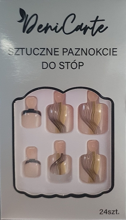 Künstliche Zehennägel 24 St. - Deni Carte Nails 7226  — Bild N1