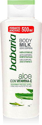 Körpermilch mit Aloe Vera und Vitamin E - Babaria Body Milk Aloe Vera + vit. E — Bild N1