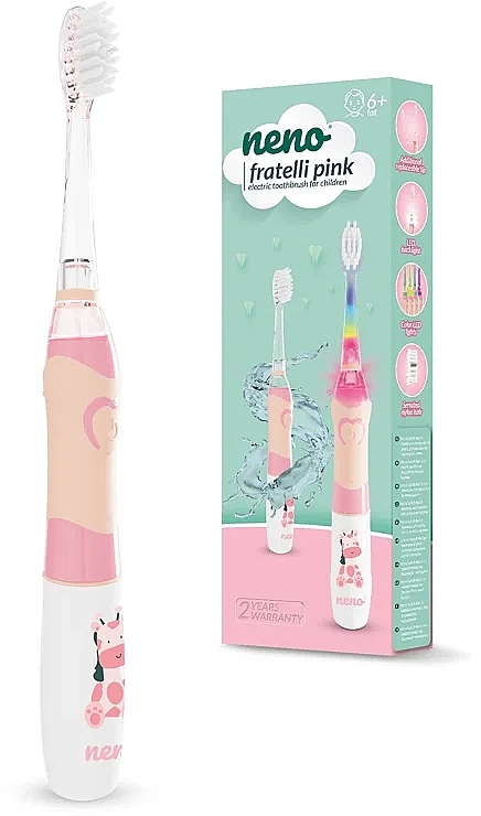 Elektrische Zahnbürste 6+ rosa - Neno Fratelli Pink  — Bild N1