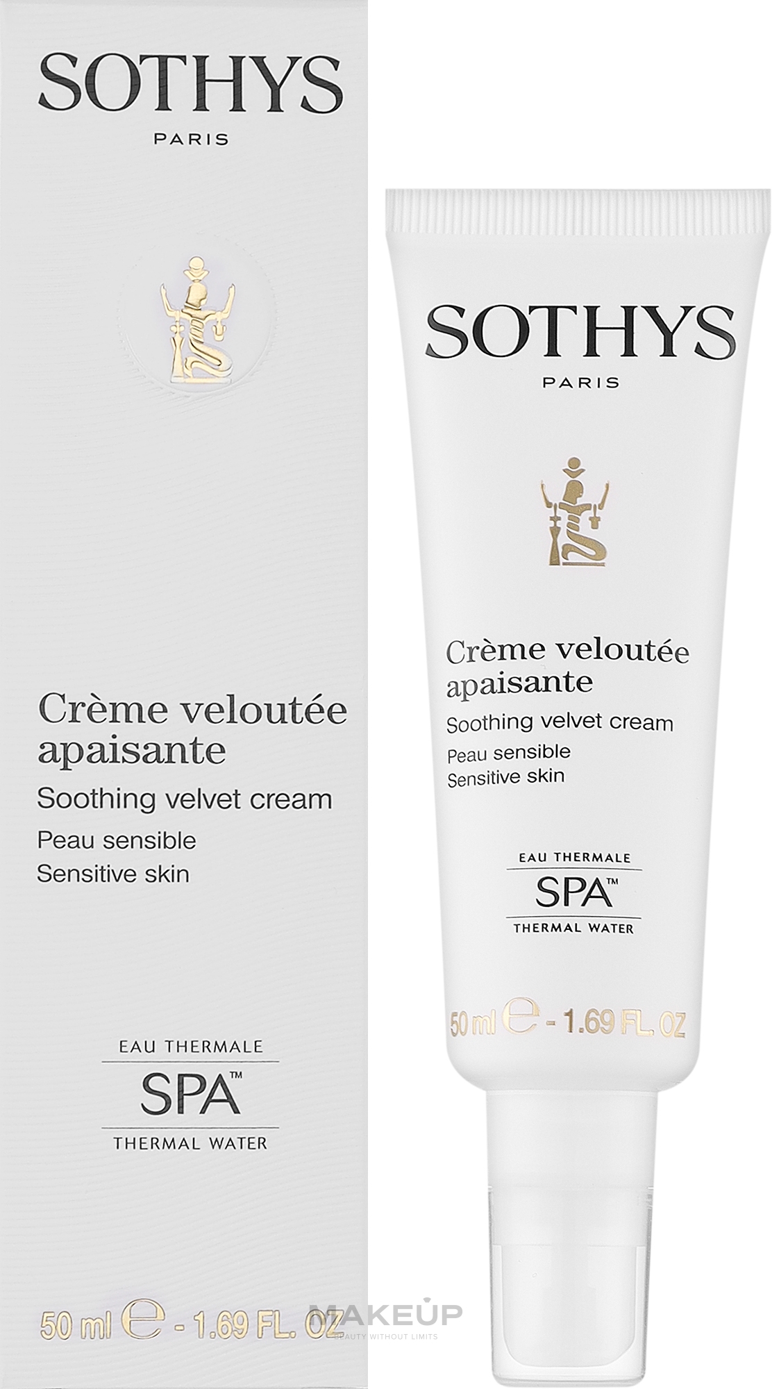 Beruhigende Gesichtscreme - Sothys Soothing Velvet Cream  — Bild 50 ml