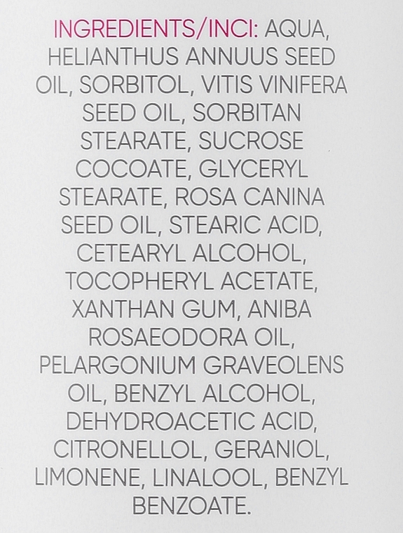 Sanfte Körperlotion mit Hagebuttenöl, Vitamin E, Rosenholzöl und Geranieöl - Rosadia — Bild N2