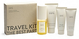 Düfte, Parfümerie und Kosmetik Gesichtspflegeset - Sioris Travel Kit (Gesichtsreinigungsmilch 30ml + Gesichtsnebel 30ml + Tagescreme 15ml + Nachtcreme 7ml)