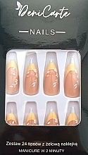 Mandelförmige Nagelspitzen, 24 St. - Deni Carte Nails 0036 — Bild N1