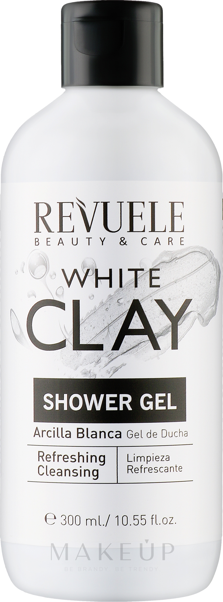Erfrischendes und reinigendes Duschgel mit weißem Ton - Revuele White Clay Shower Gel — Bild 300 ml