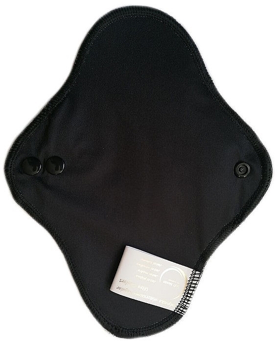 Mehrweg-Slipeinlagen mit Baumwolle schwarz - Soft Moon Ultra Comfort Regular — Bild N2