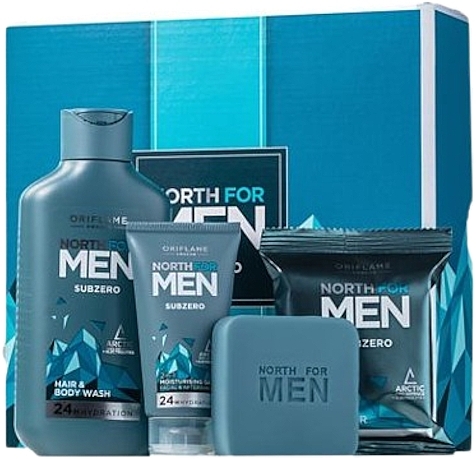 Set - Oriflame North For Men SubZero (shm/250ml + f/gel/50ml + soap/100g) — Bild N1