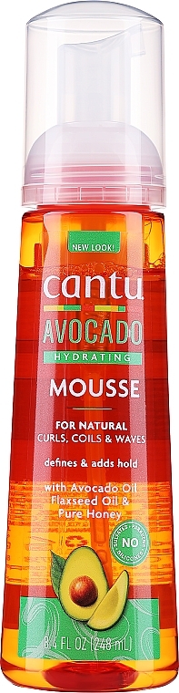 Haarmousse - Cantu Avocado Hydrating Hair Styling Mousse — Bild N1