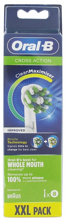 Ersatzkopf für elektrische Zahnbürste 8 St. - Oral-B Cross Action Clean Maximiser — Bild N1