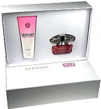 Düfte, Parfümerie und Kosmetik Versace Bright Crystal - Duftset (Eau de Toilette 50ml + Körperlotion 100ml) 