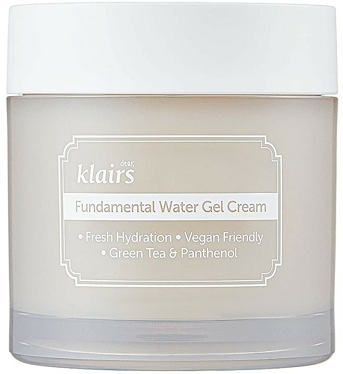 Feuchtigkeitsspendende Gel-Creme mit grünem Tee und Panthenol - Klairs Fundamental Watery Gel Cream — Bild N1