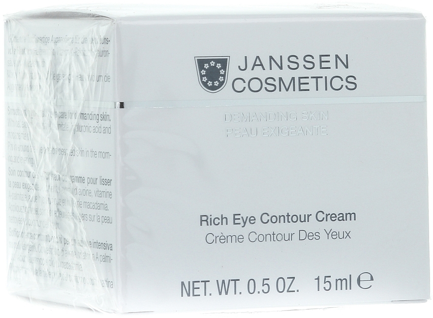 Pflegende Augencreme - Janssen Cosmetics Rich Eye Contour Cream — Bild N1