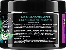Maske für trockenes und stumpfes Haar - Ronney Professional Aloe Ceramides Mask Nourishing — Bild N2